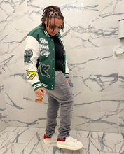 Load image into Gallery viewer, “WITH LOVE” VARSITY JACKET
